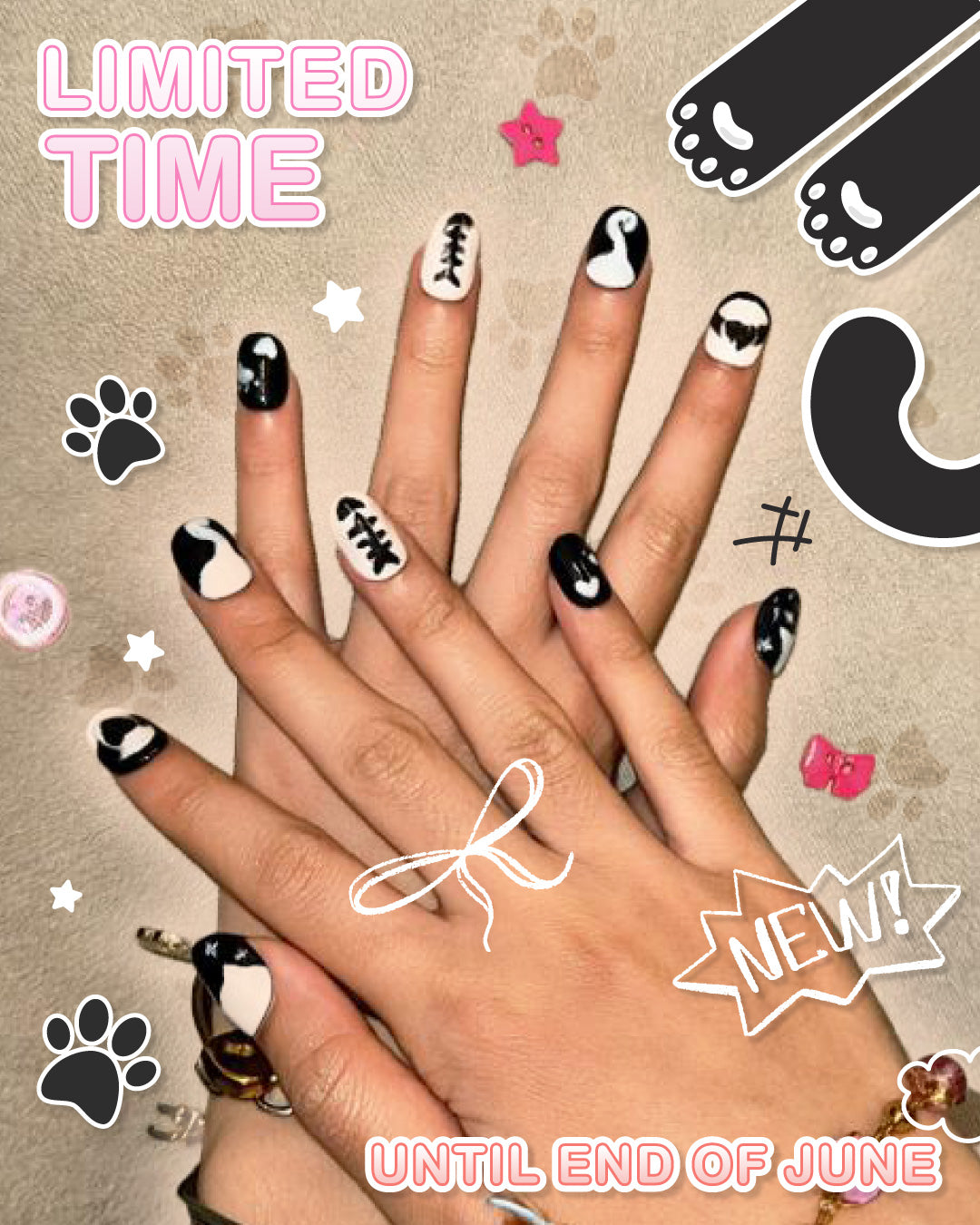 Cat Theme | Press On Nails