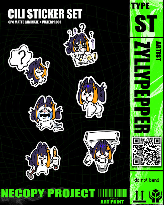 Zyllypepper Sticker Set 1